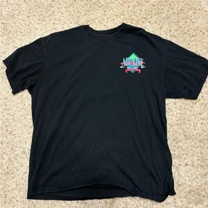 Nike Black T-Shirt with Vibrant Logo